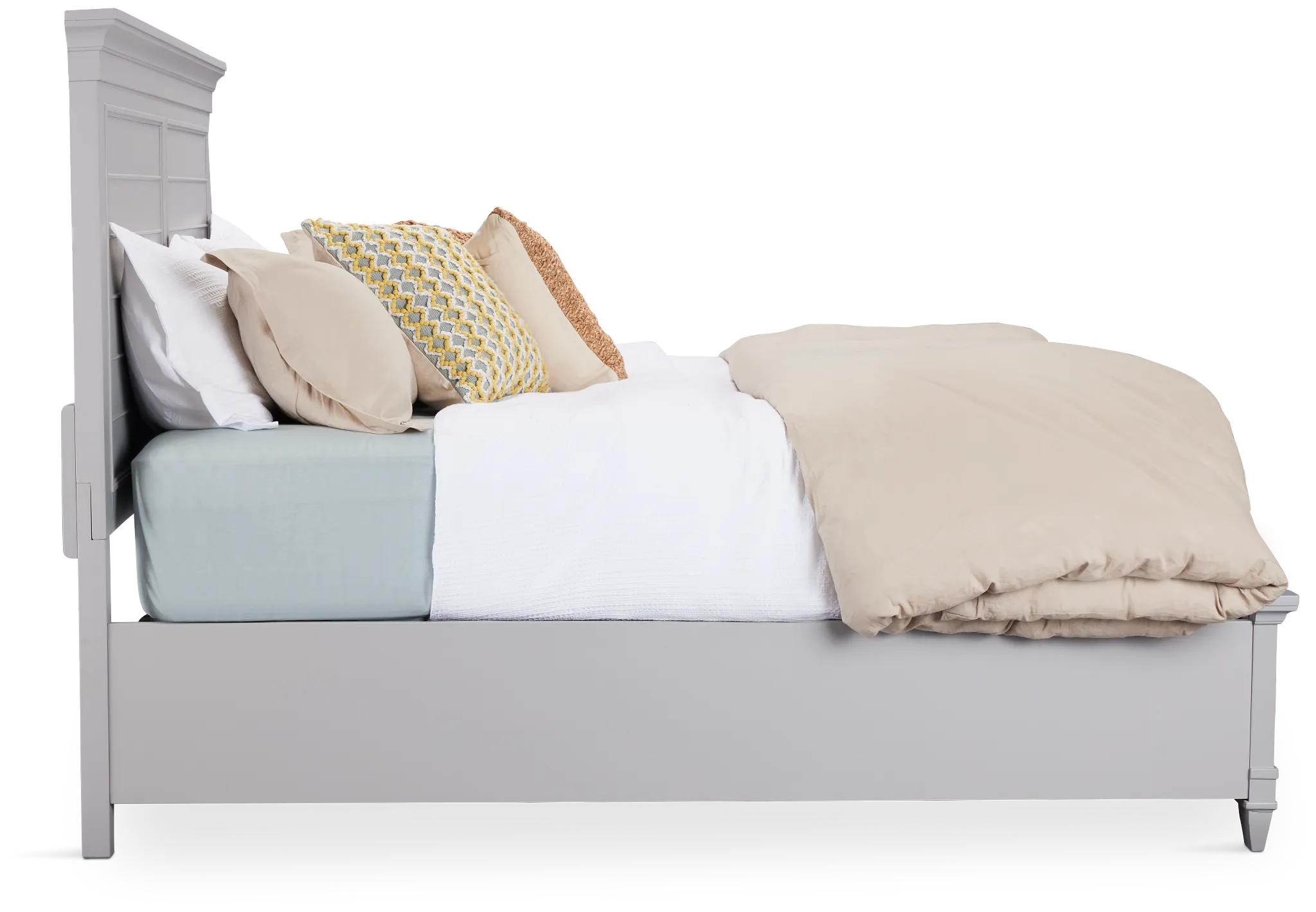 Cape Cod Gray Panel Bed