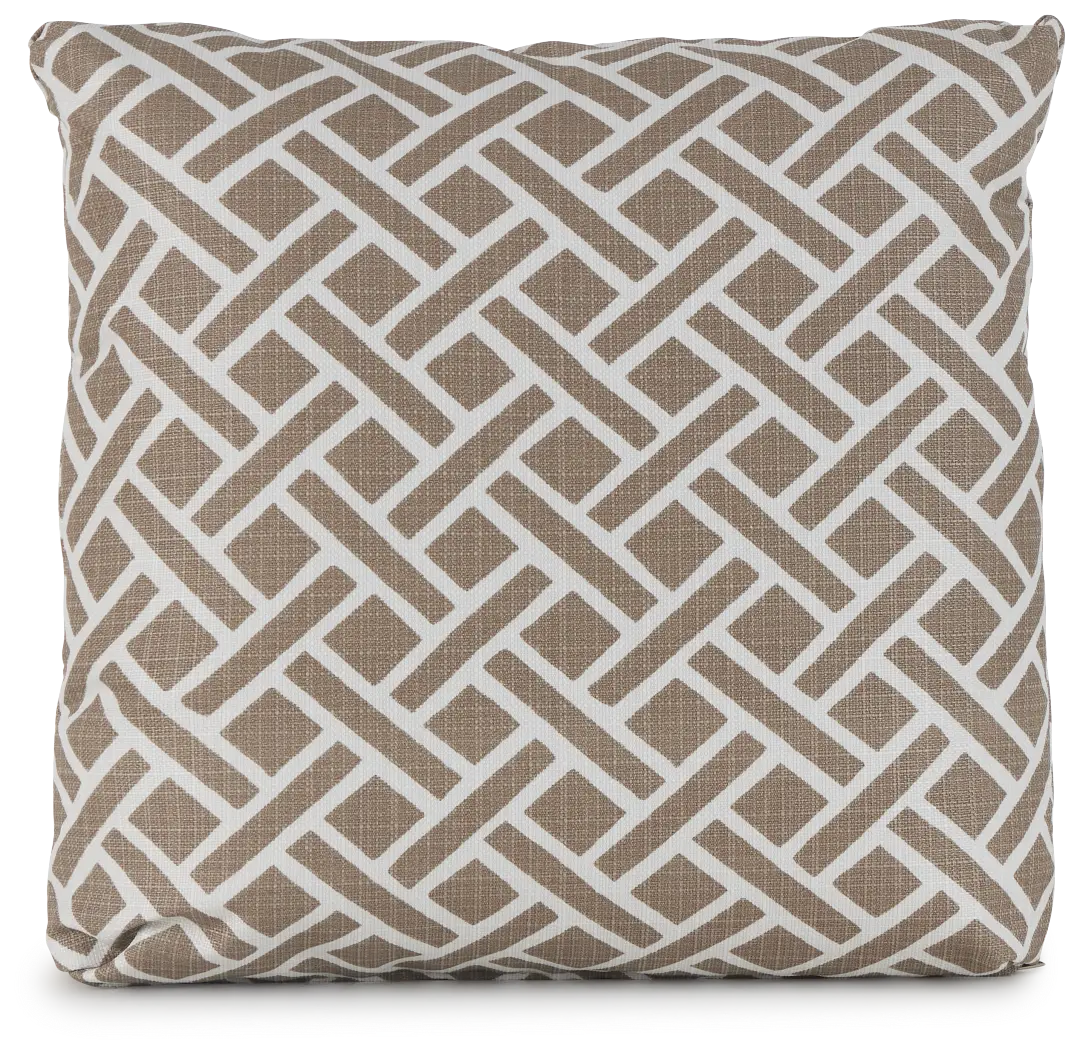 Eastwood Light Gray 18" Indoor/outdoor Square Accent Pillow Eastwood Light Gray 18" Indoor/outdoor Square Accent Pillow