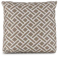 Eastwood Light Gray 18" Indoor/outdoor Square Accent Pillow