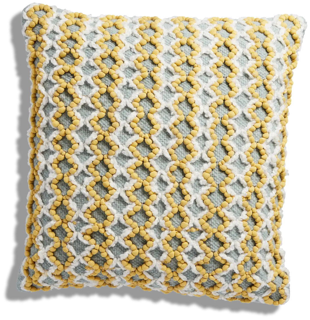 Cecily White 22" Accent Pillow Cecily White 22" Accent Pillow