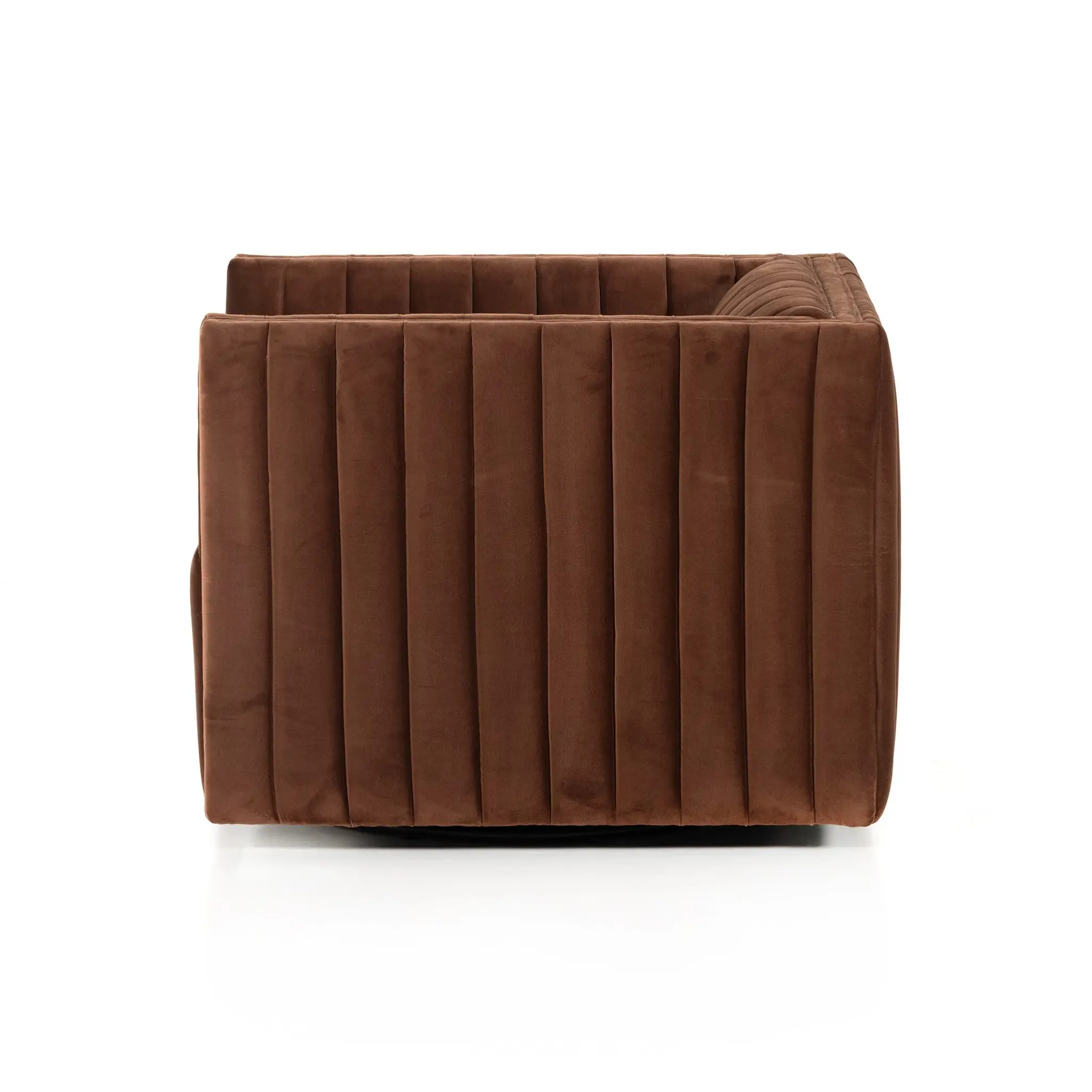 Four Hands Sarah Brown Velvet Swivel Accent Chair Four Hands Sarah Brown Velvet Swivel Accent Chair