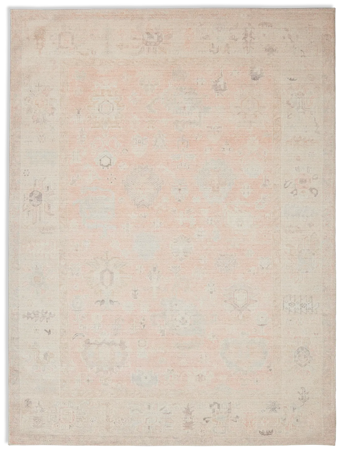 Rosa Pink 5x7 Area Rug