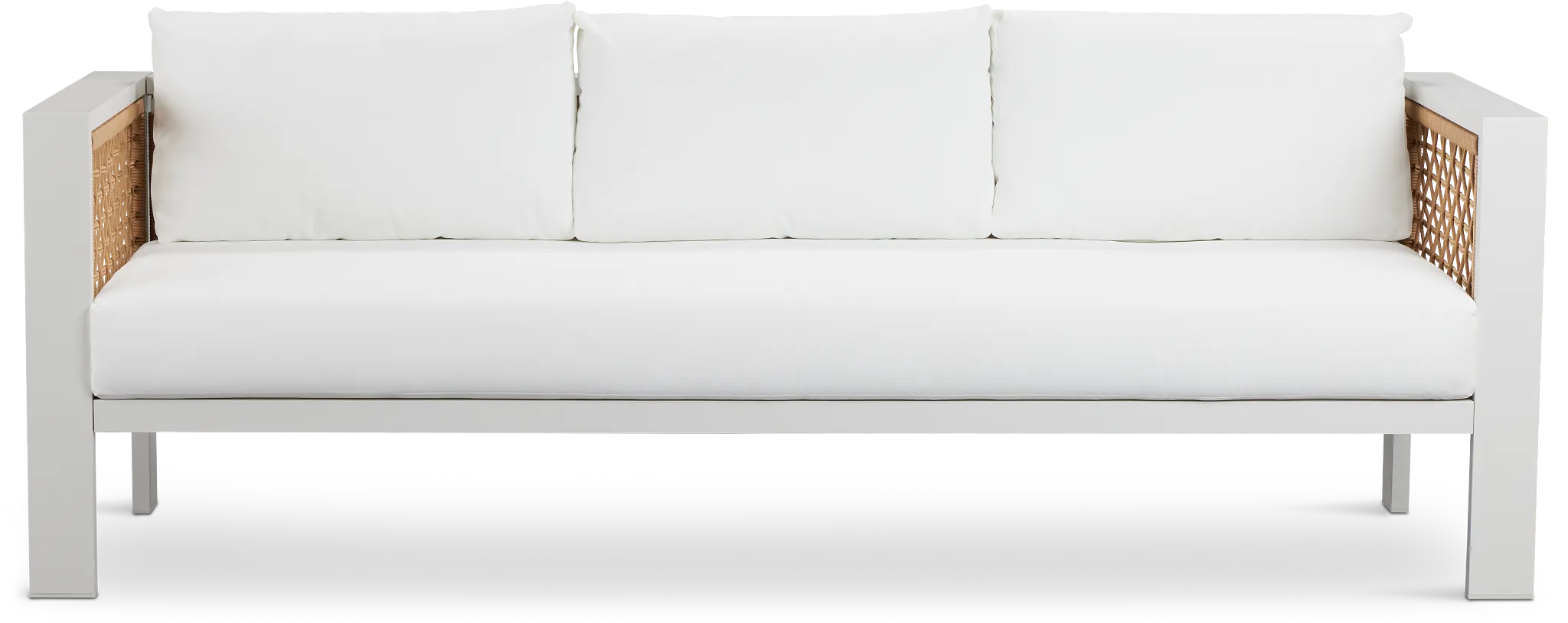 Sunrise White Sofa