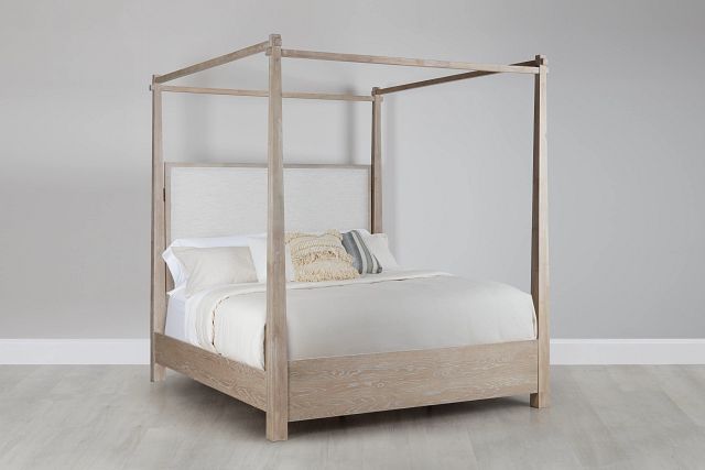 Boca Grande Two-tone Uph Canopy Bed