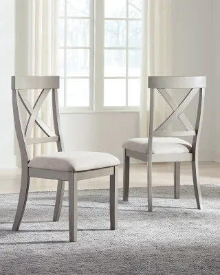 Parellen Gray Upholstered Side Chair