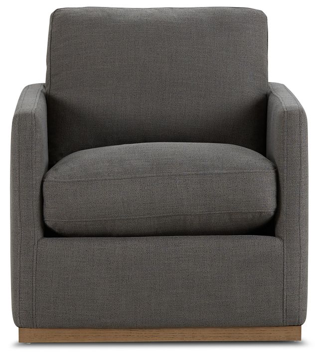 Richie Dark Gray Micro Swivel Chair