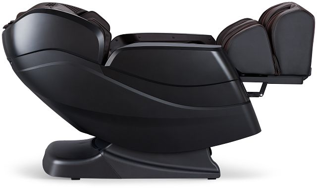 Advanced L-track Dark Brown Micro Massage Chair