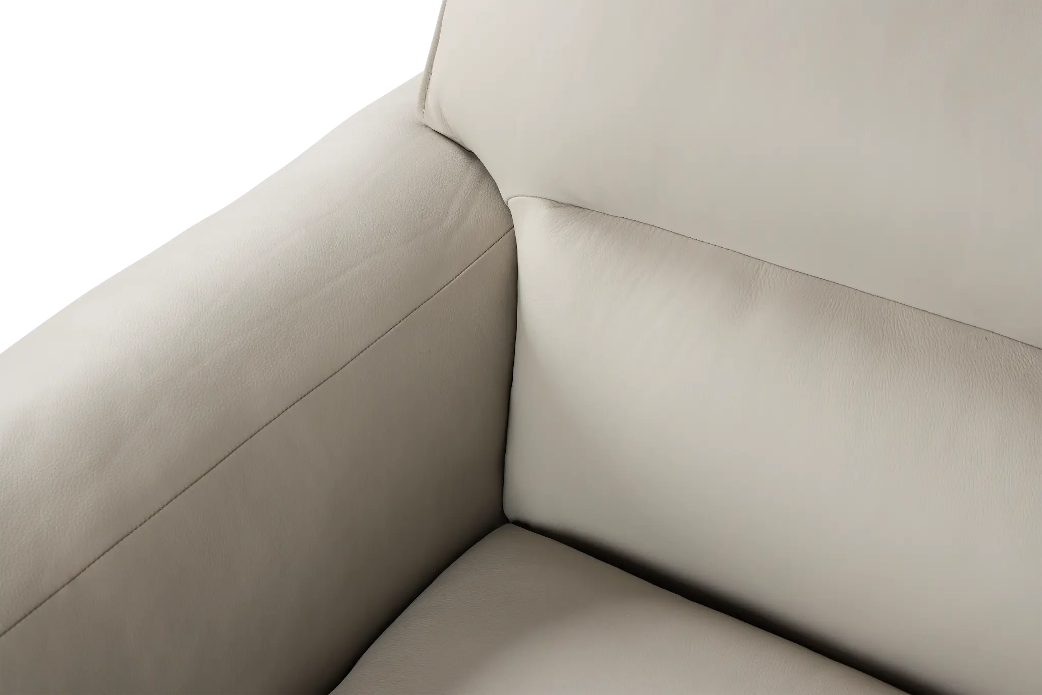 Blanca Gray Leather 5-piece Modular Sectional Blanca Gray Leather 5-piece Modular Sectional