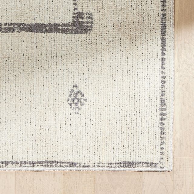 Tessa Black 5x7 Area Rug