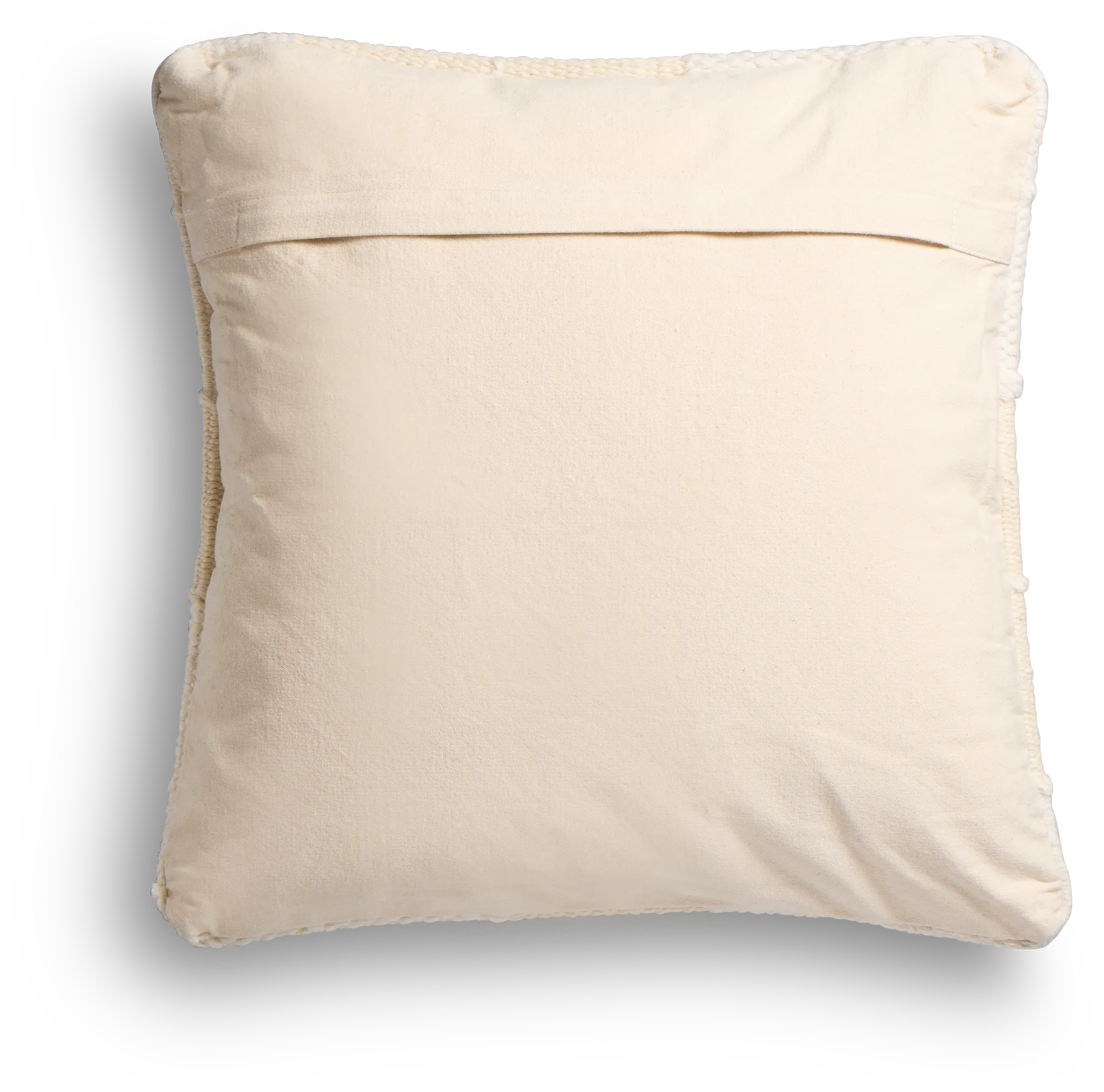 Lemar Ivory 22" Square Accent Pillow