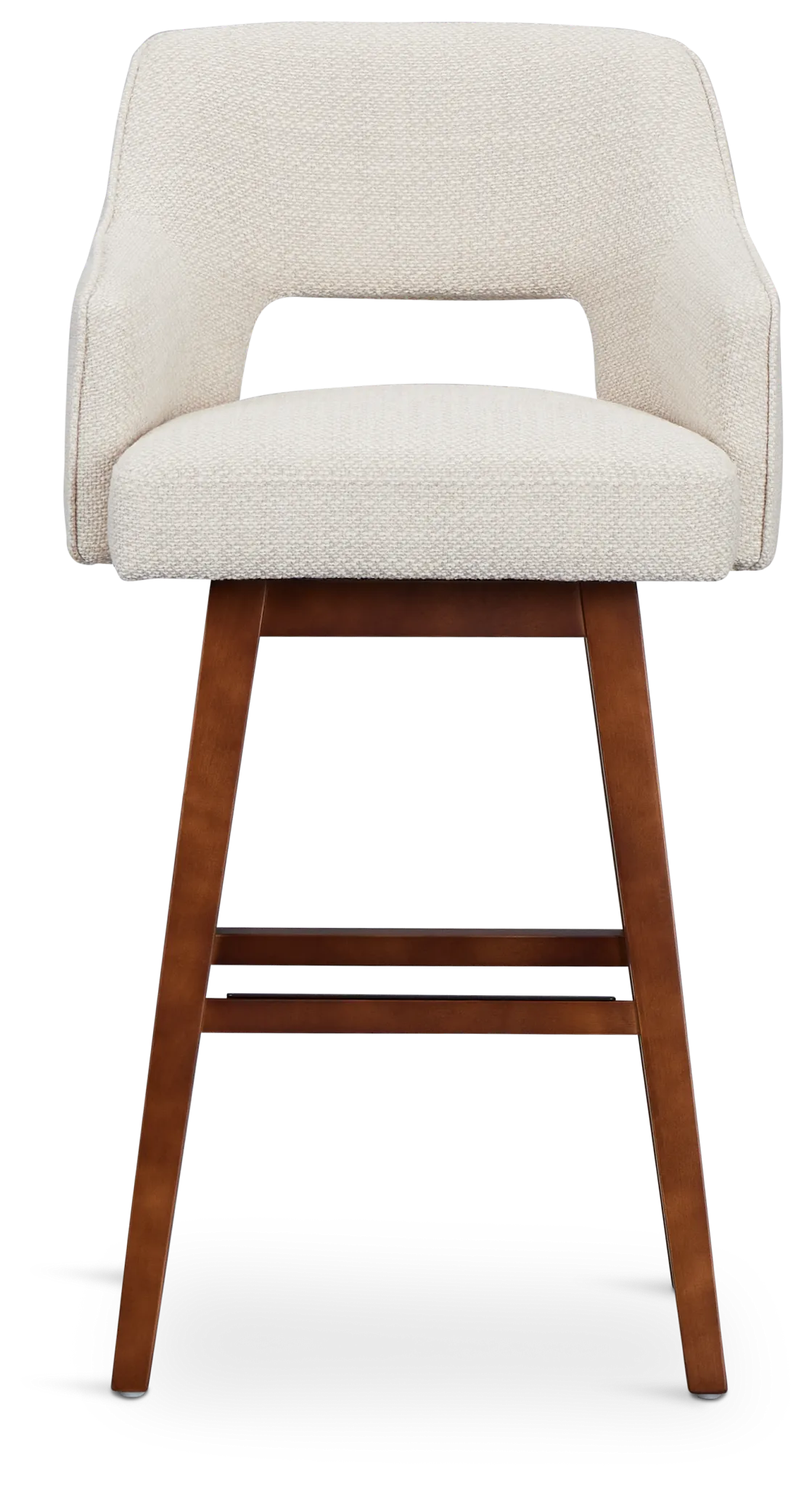 Oberlin Light Beige Fabric 30" Swivel Barstool