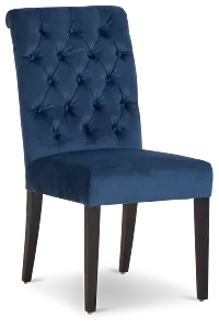 Sloane Dark Blue Upholstered Side Chair