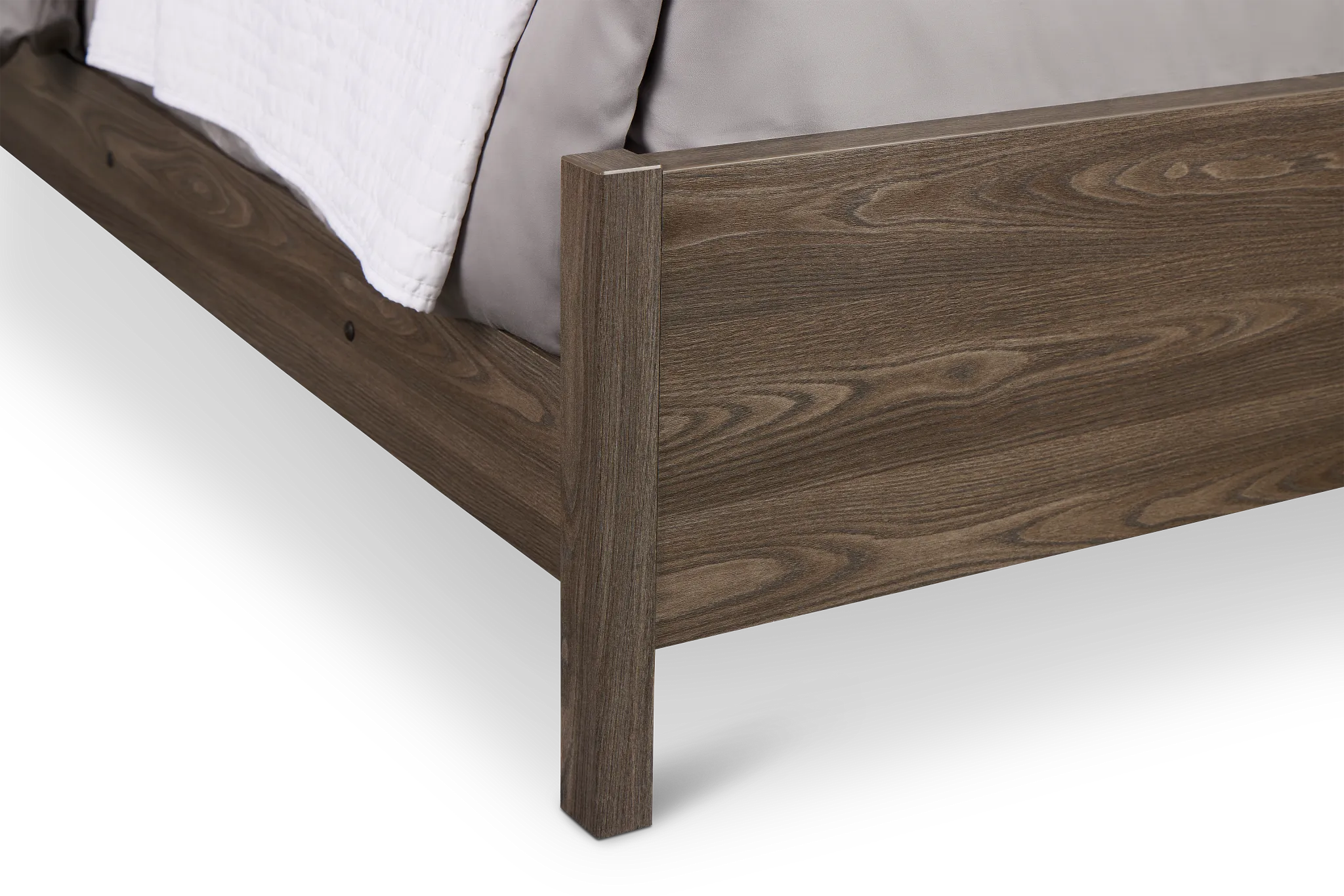 Warren Gray Panel Bed