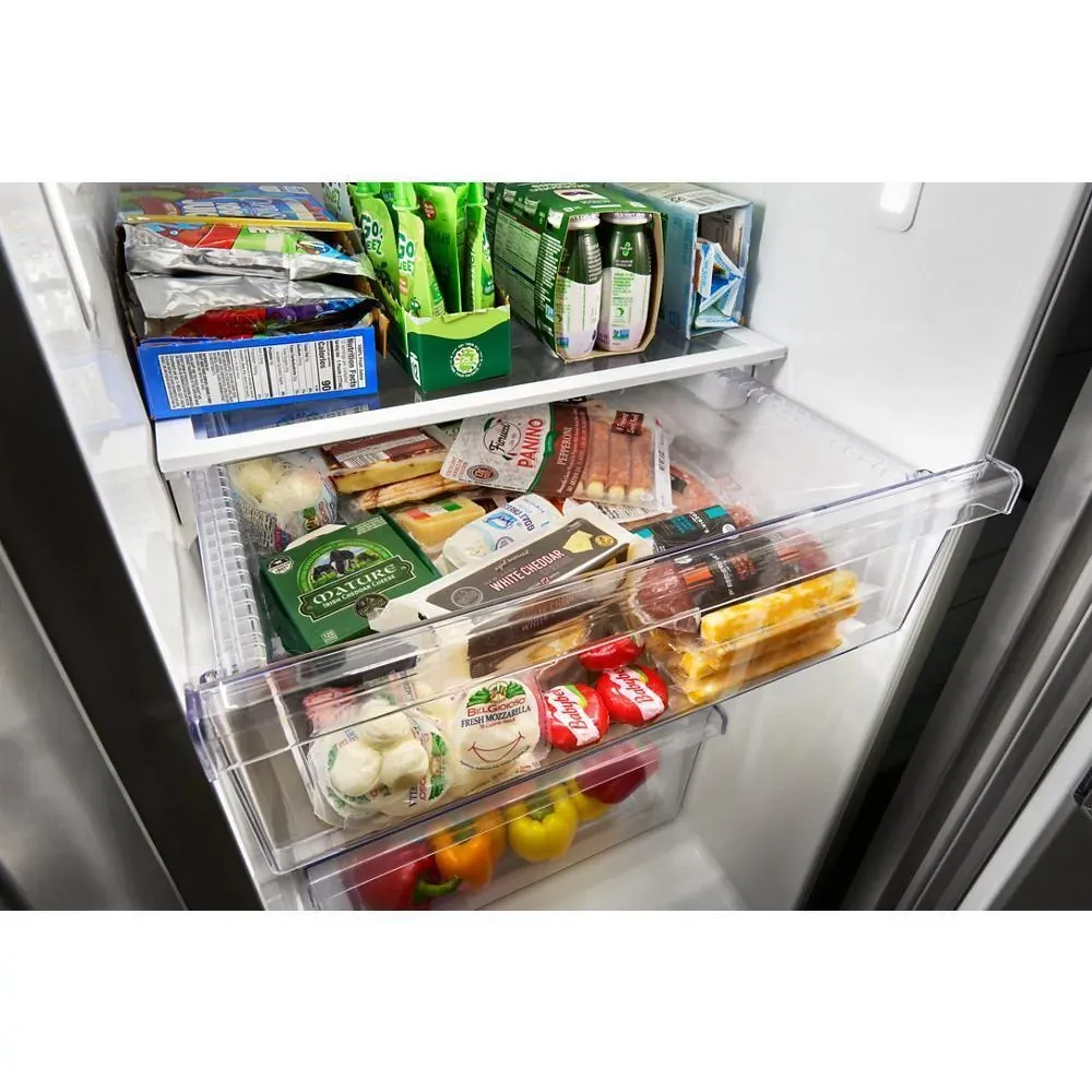 Whirlpool 5536 Series Black Side By Side Refrigerator