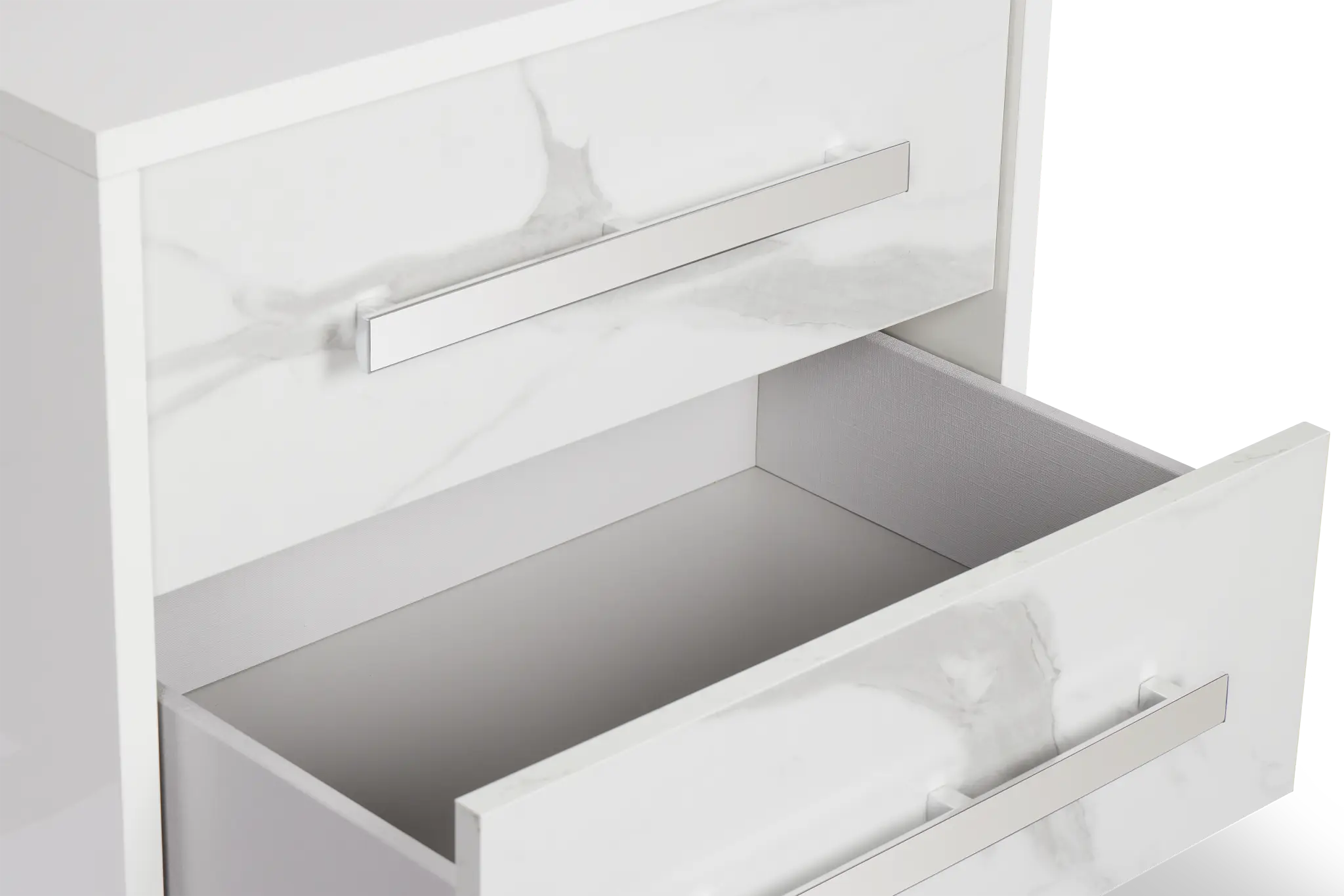 Modena White Nightstand Modena White Nightstand