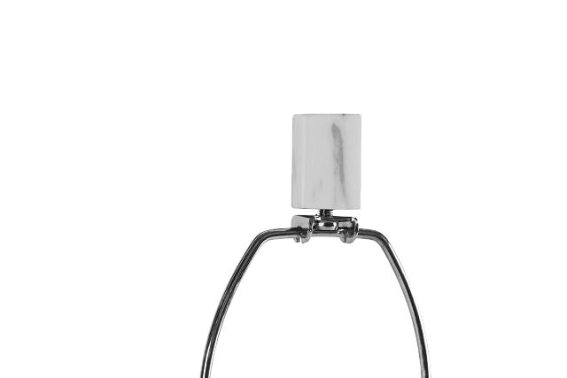 Becca White Polyresin Table Lamp