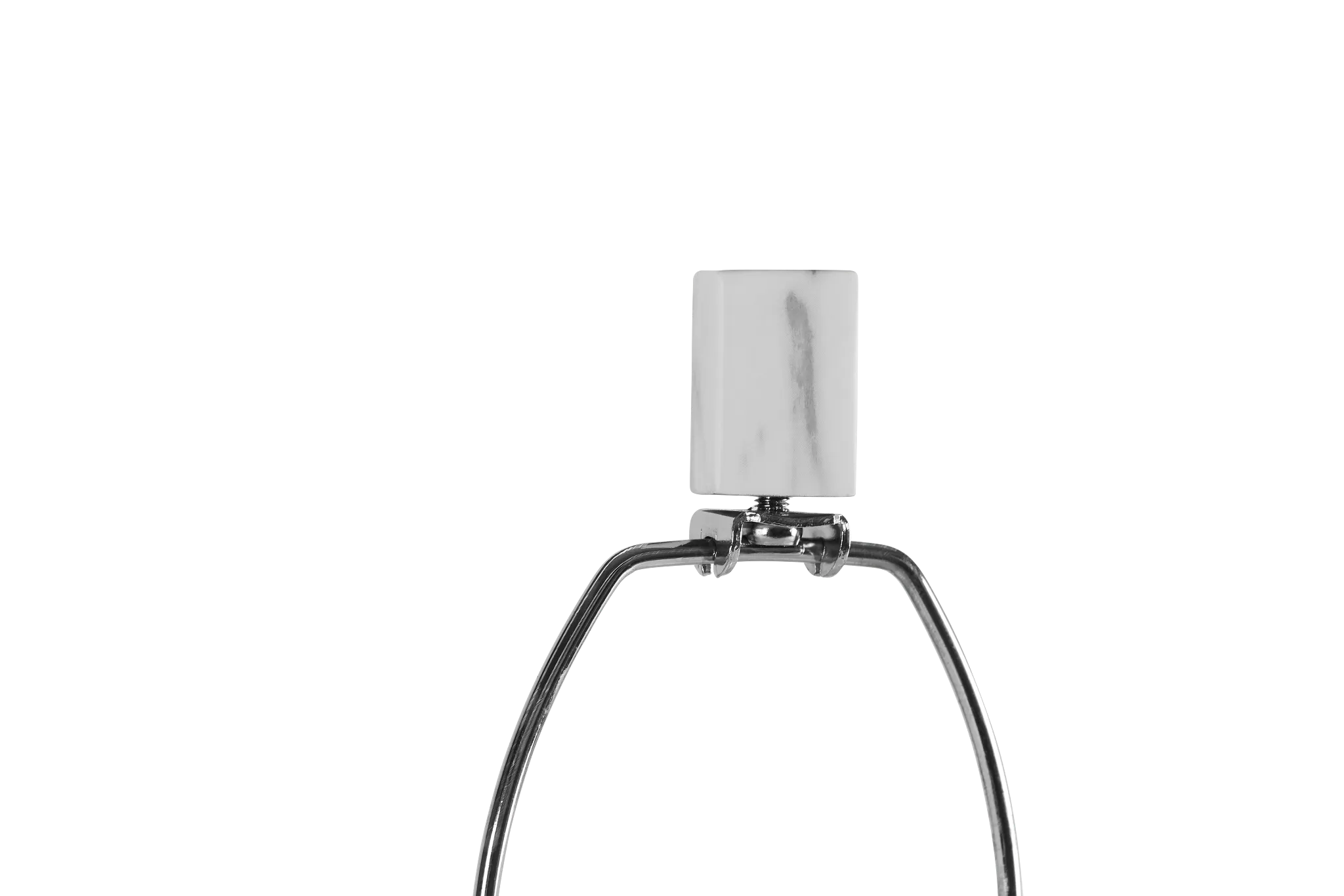 Becca White Polyresin Table Lamp