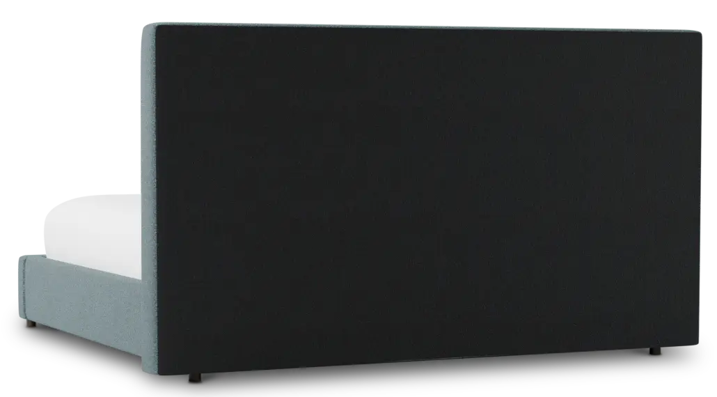 Grayton Sutton Blue 54" Upholstered Platform Bed Grayton Sutton Blue 54" Upholstered Platform Bed