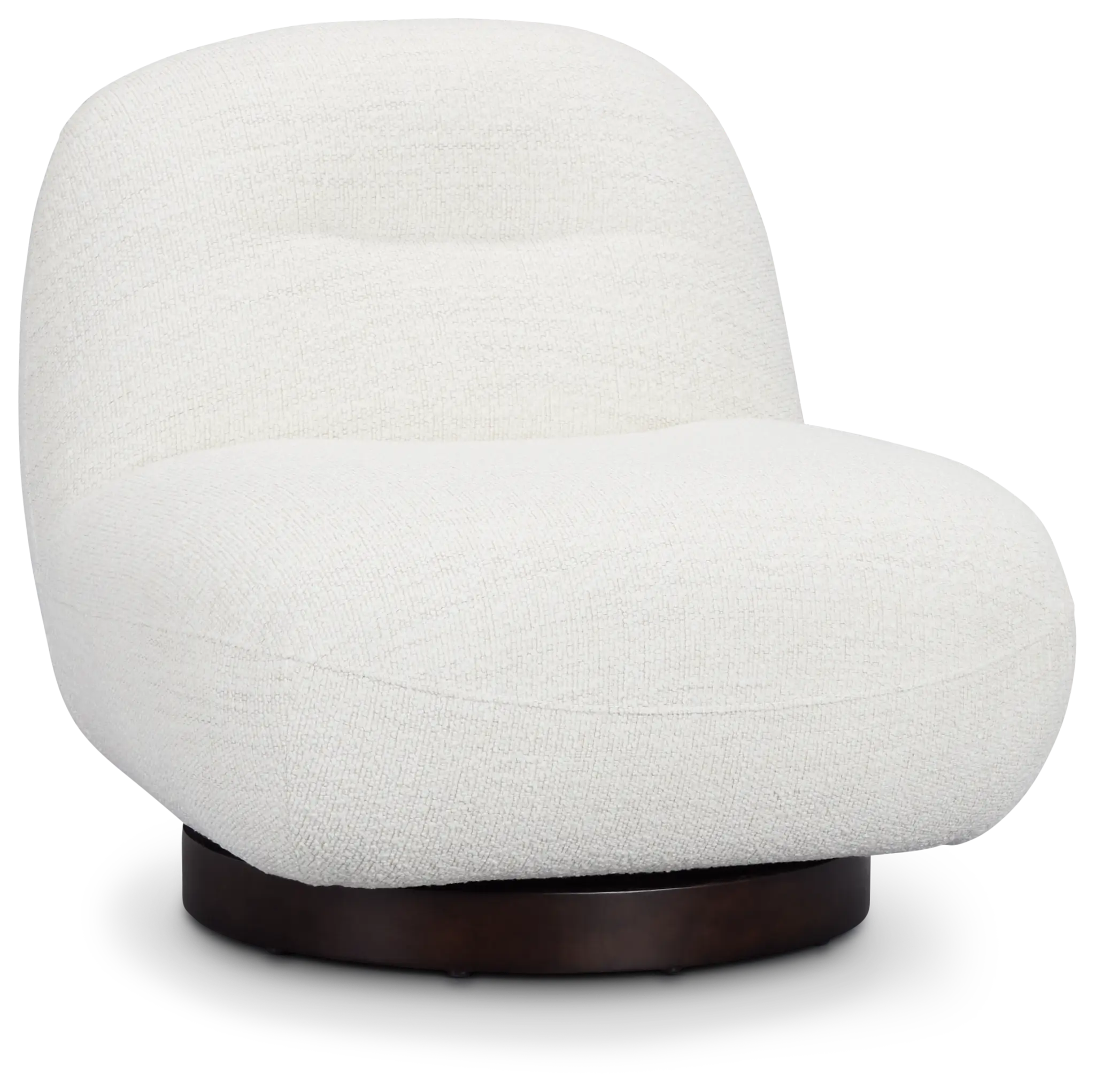 Aaliyah White Fabric Swivel Accent Chair Aaliyah White Fabric Swivel Accent Chair