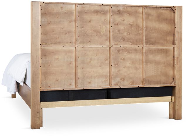 Tahoe Light Tone Panel Bed