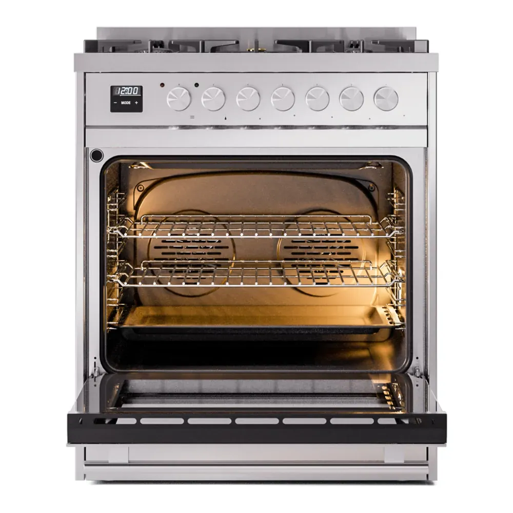Ilve Professional Plus Ii 30" Stnl Steel Gas Range