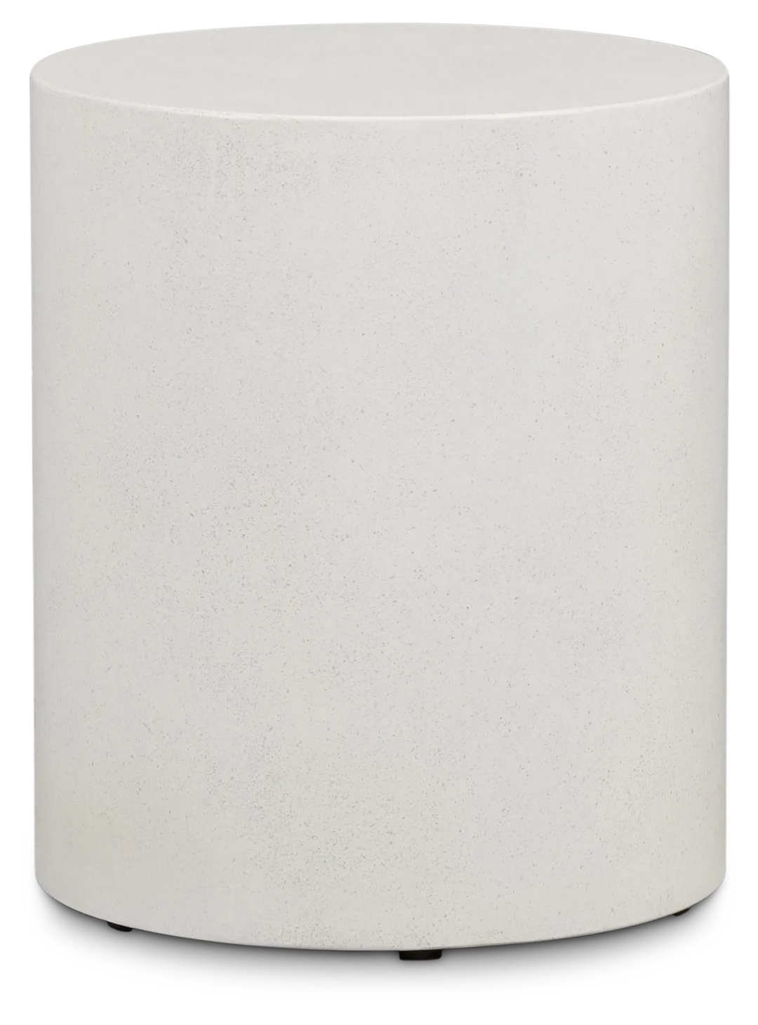 Tai White Round End Table