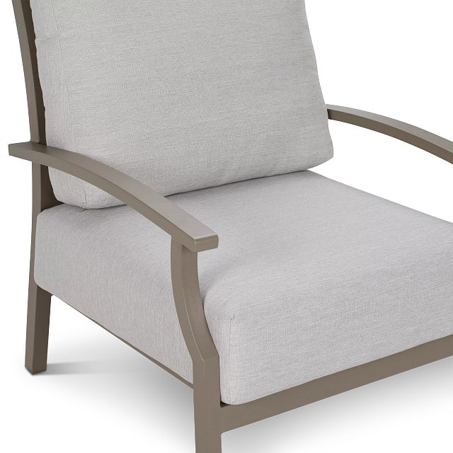 Raleigh Gray Aluminum Chair