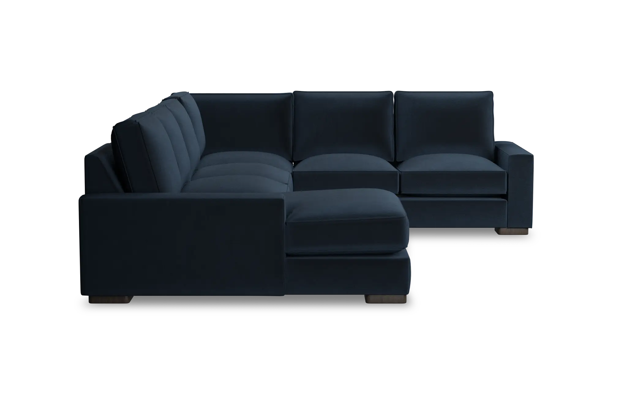 Edgewater Joya Dark Blue Medium Left Chaise Sectional Edgewater Joya Dark Blue Medium Left Chaise Sectional