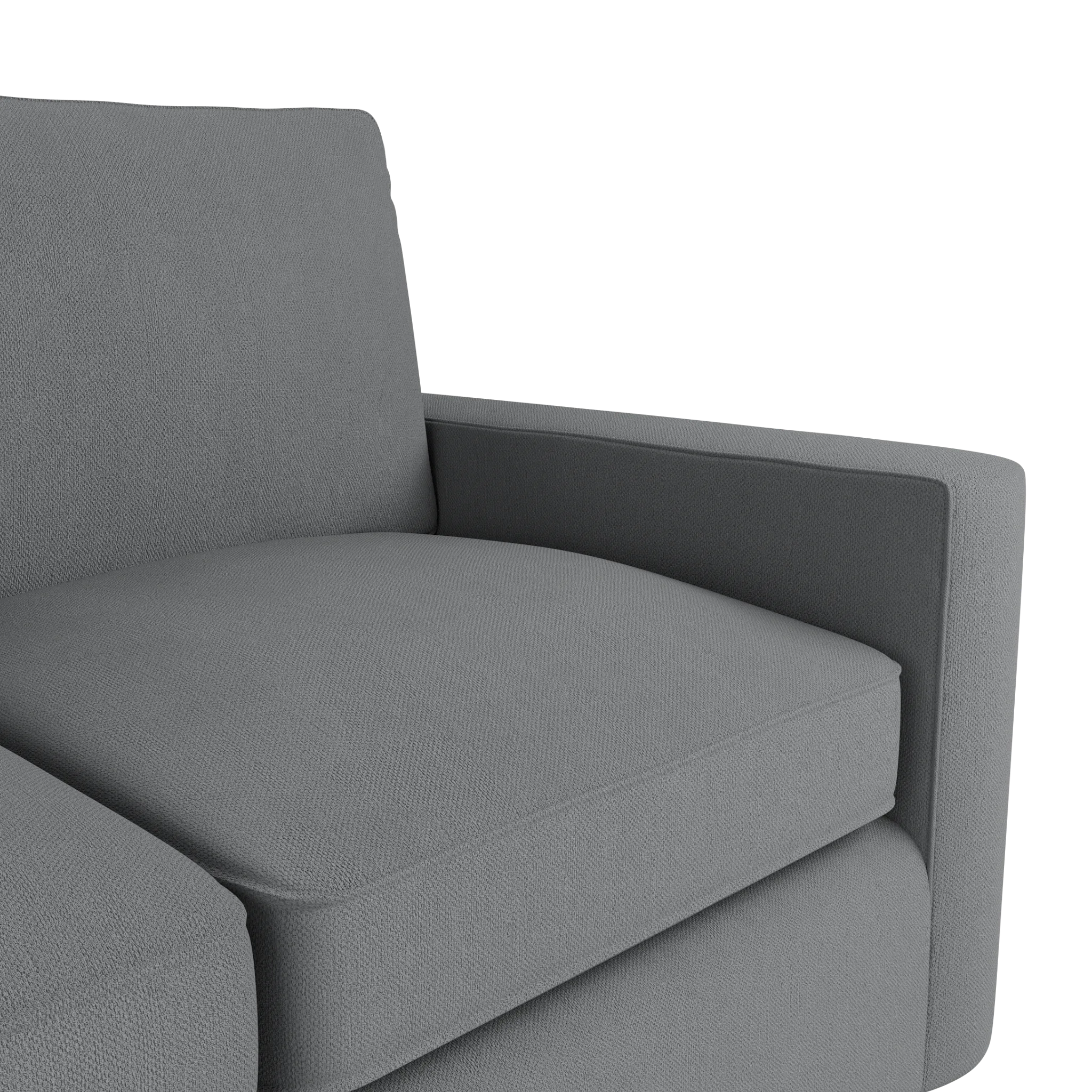 Siesta Revenue Gray Fabric Memory Foam Sleeper