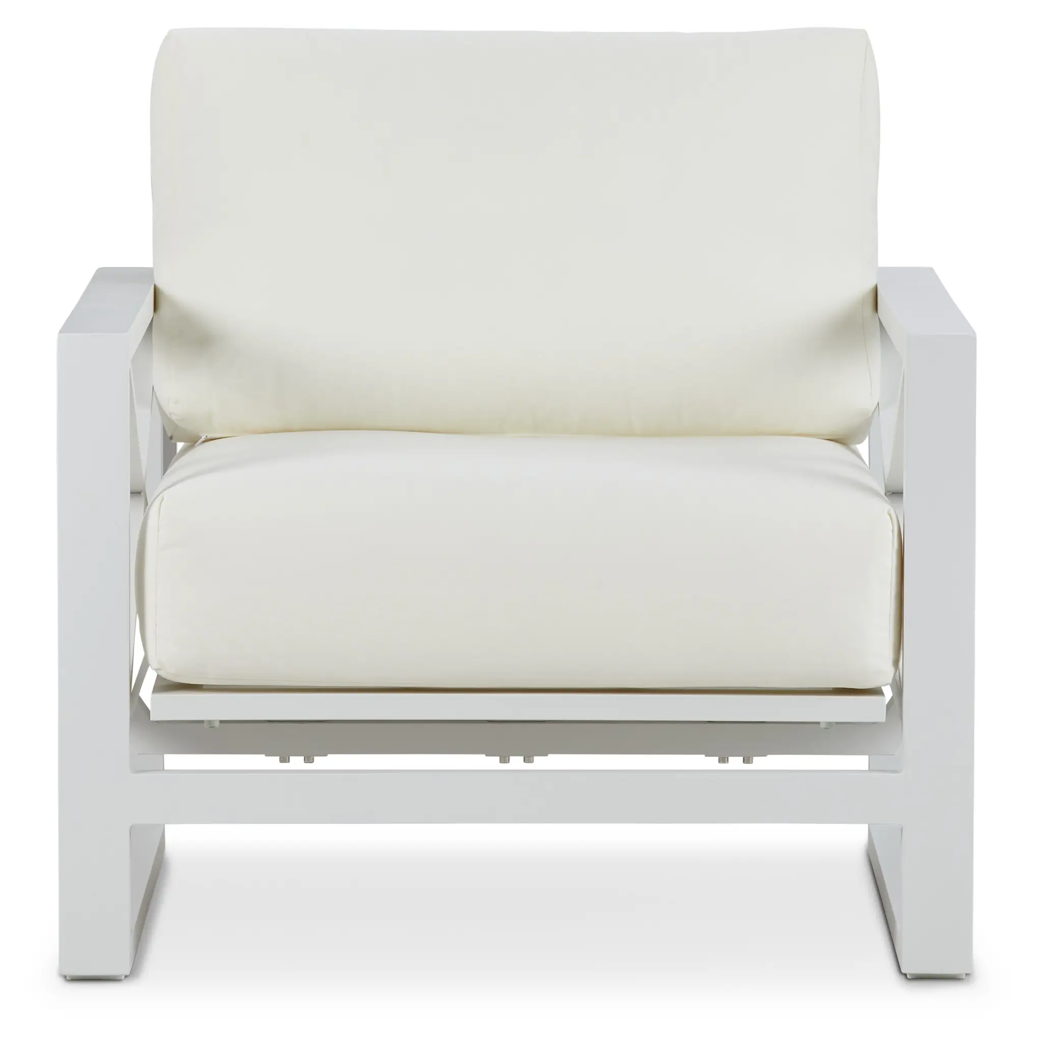 Linear White Rocking Chair Linear White Rocking Chair