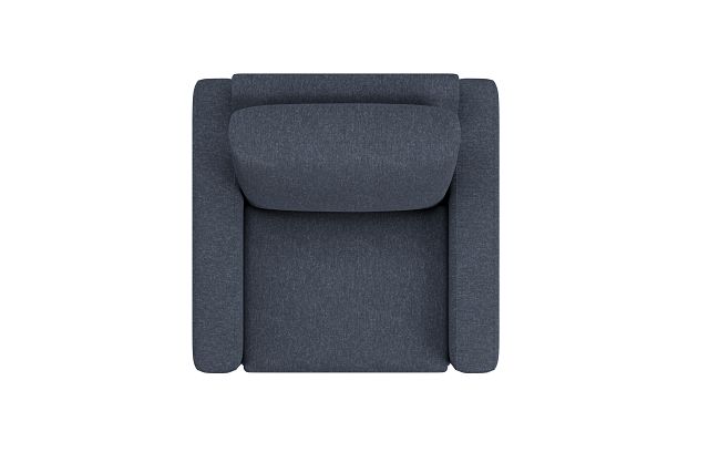 Edgewater Maguire Blue Swivel Chair
