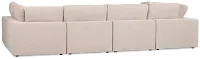 Breeze Taupe Fabric 8-piece Pit Sectional