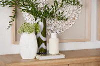 Adla White Small Vase