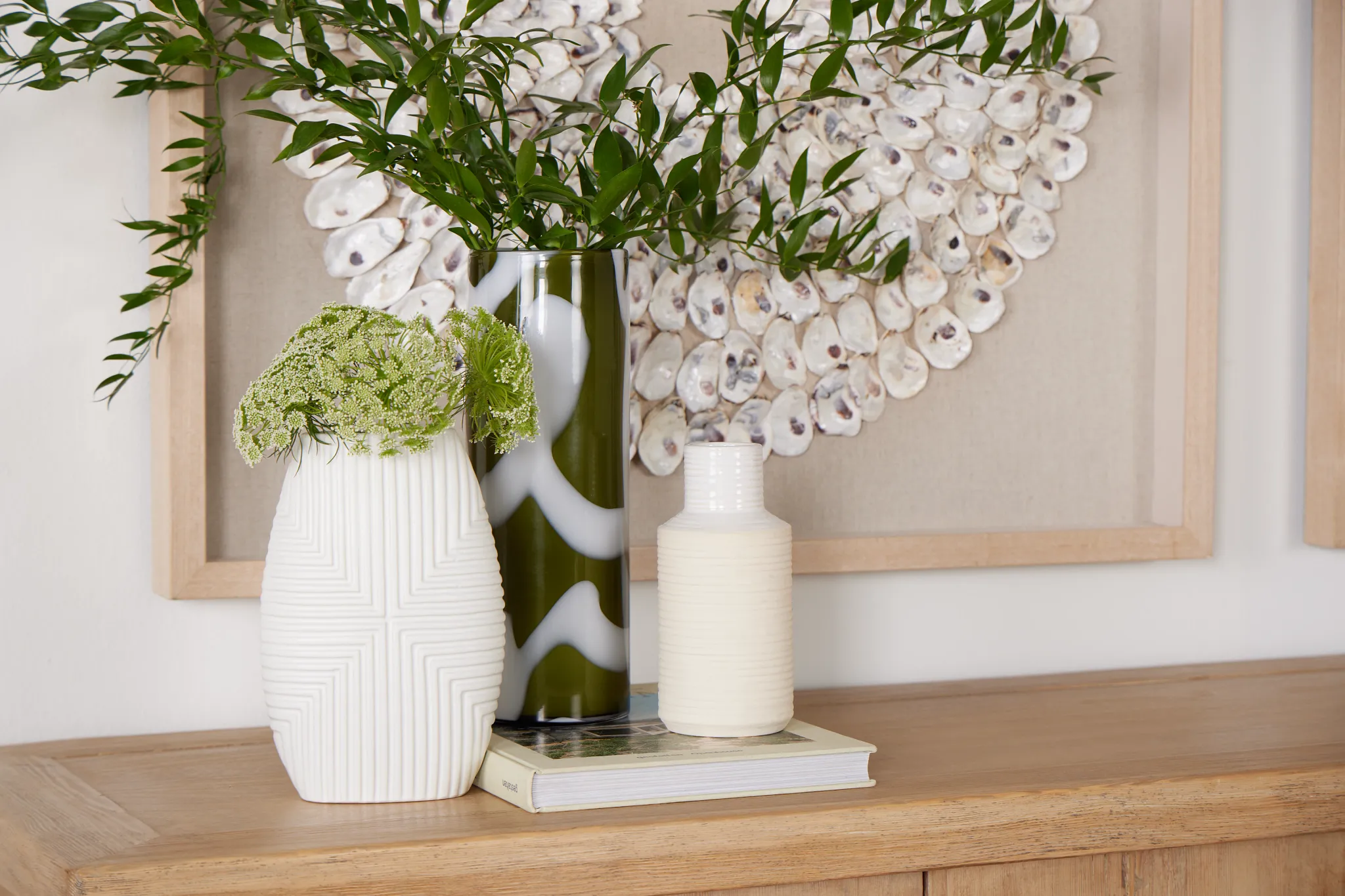 Adla White Small Vase