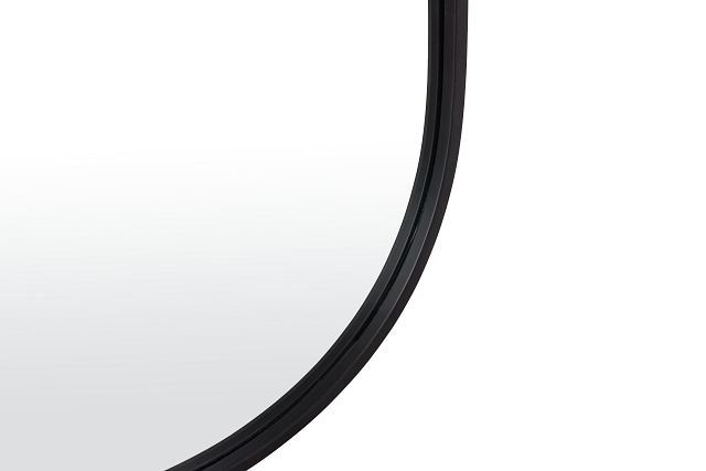 Ezra Black Large Mirror