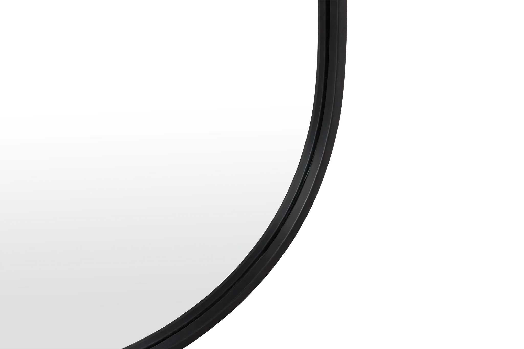 Ezra Black Large Mirror