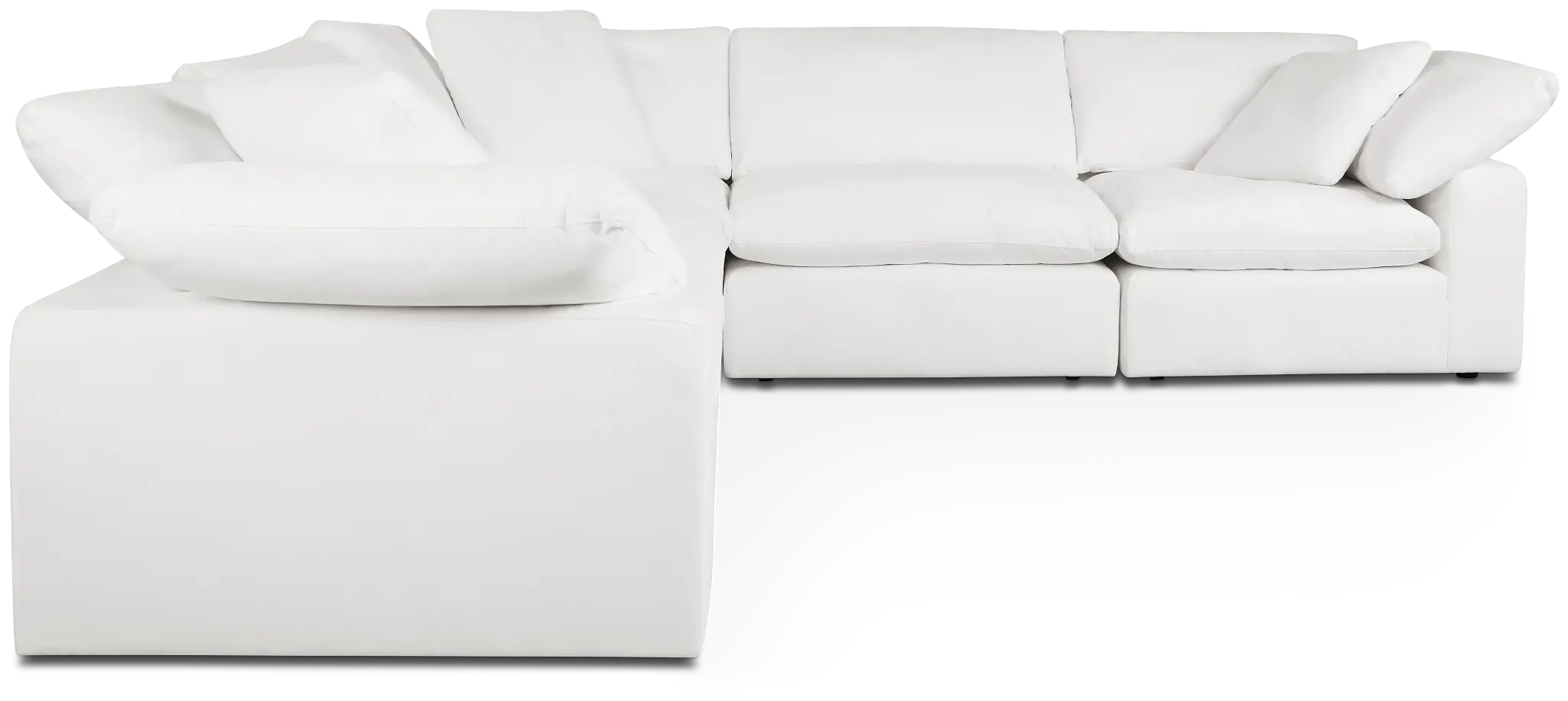Nixon White Fabric 5-piece Modular Sectional Nixon White Fabric 5-piece Modular Sectional
