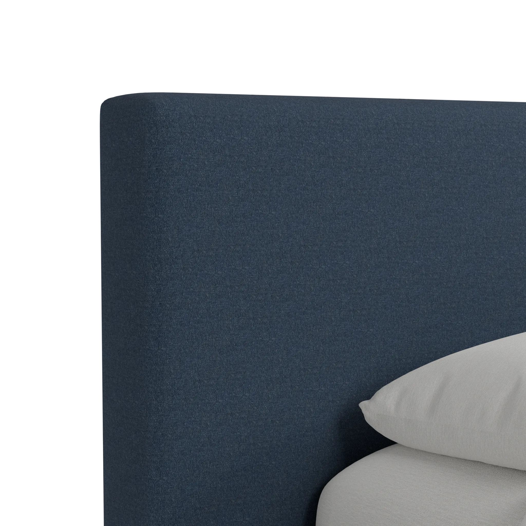 Grayton Maguire Blue 44" Upholstered Platform Bed