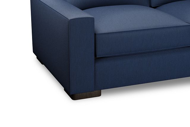 Edgewater Revenue Dark Blue Small Two-arm Sectional