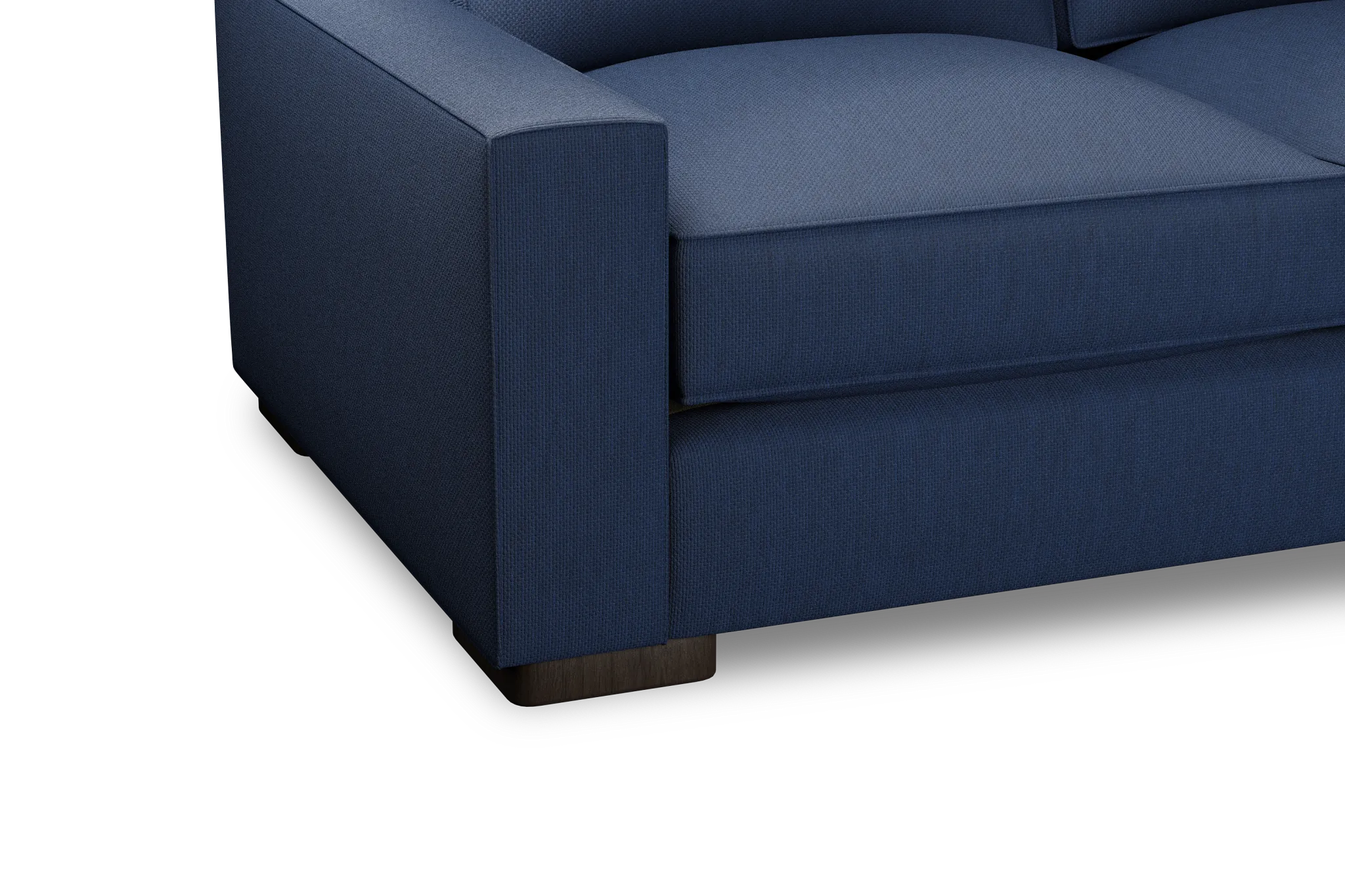 Edgewater Revenue Dark Blue Small Two-arm Sectional
