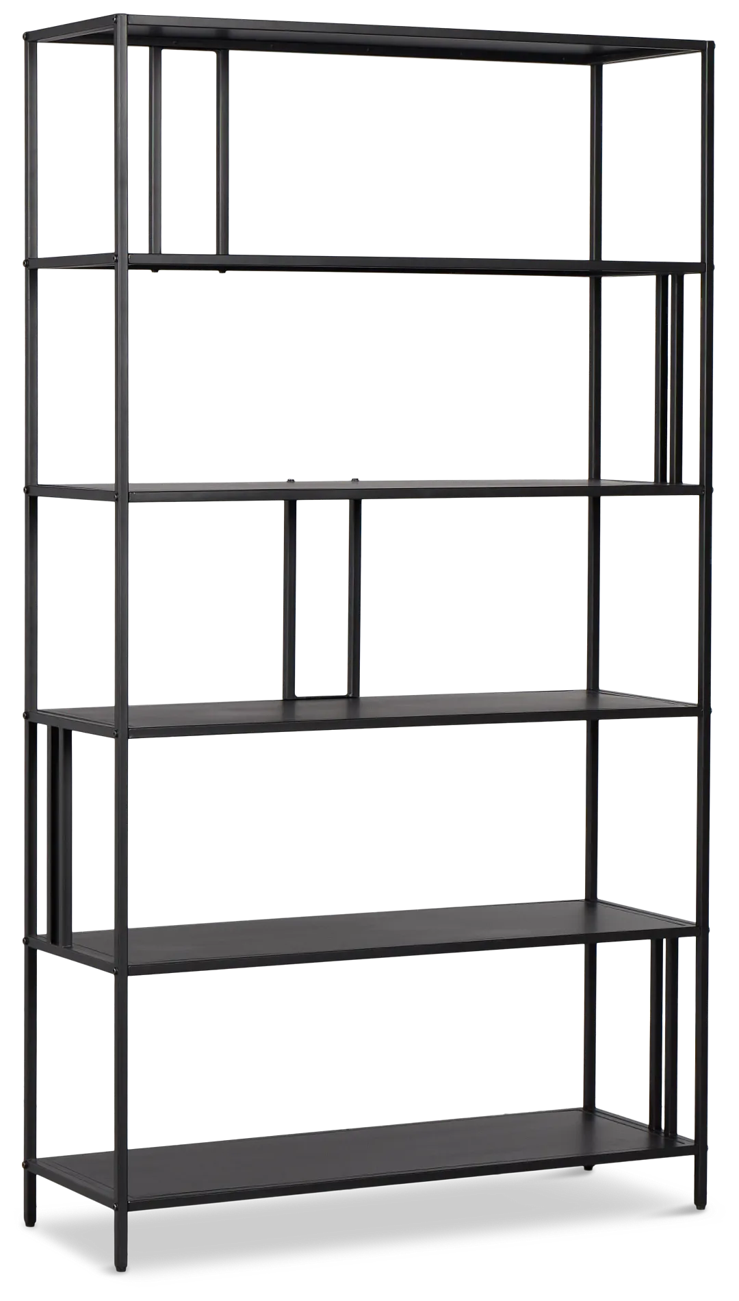 Meggie Black Bookcase