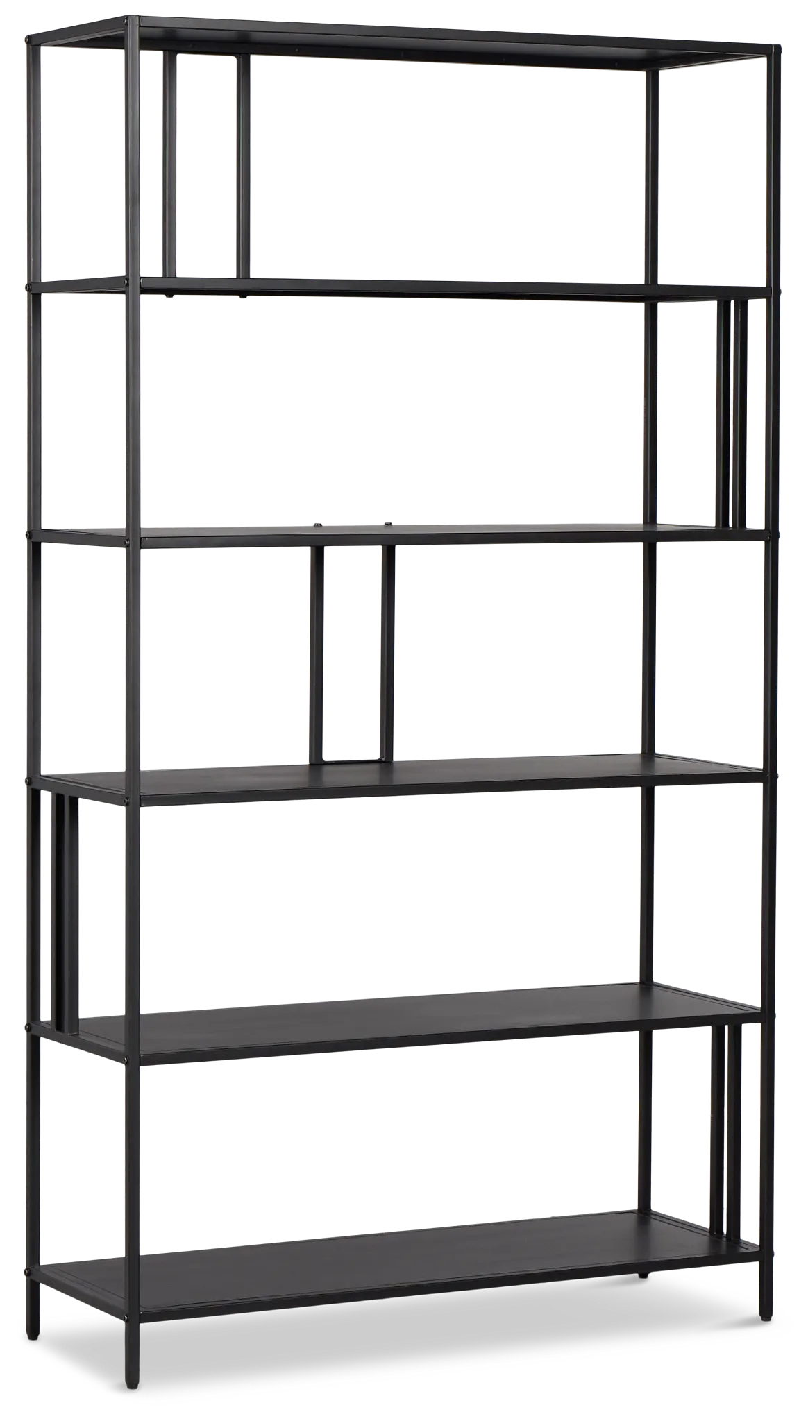 Meggie Black Bookcase