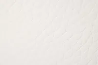 Blanca White Leather Ottoman