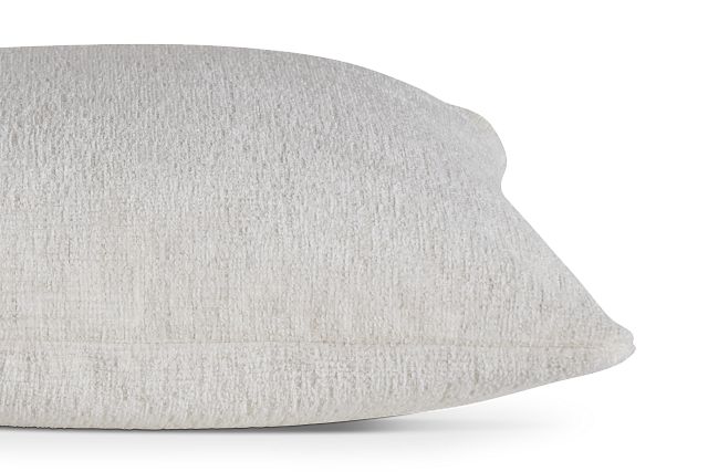 Andie White 20" Accent Pillow