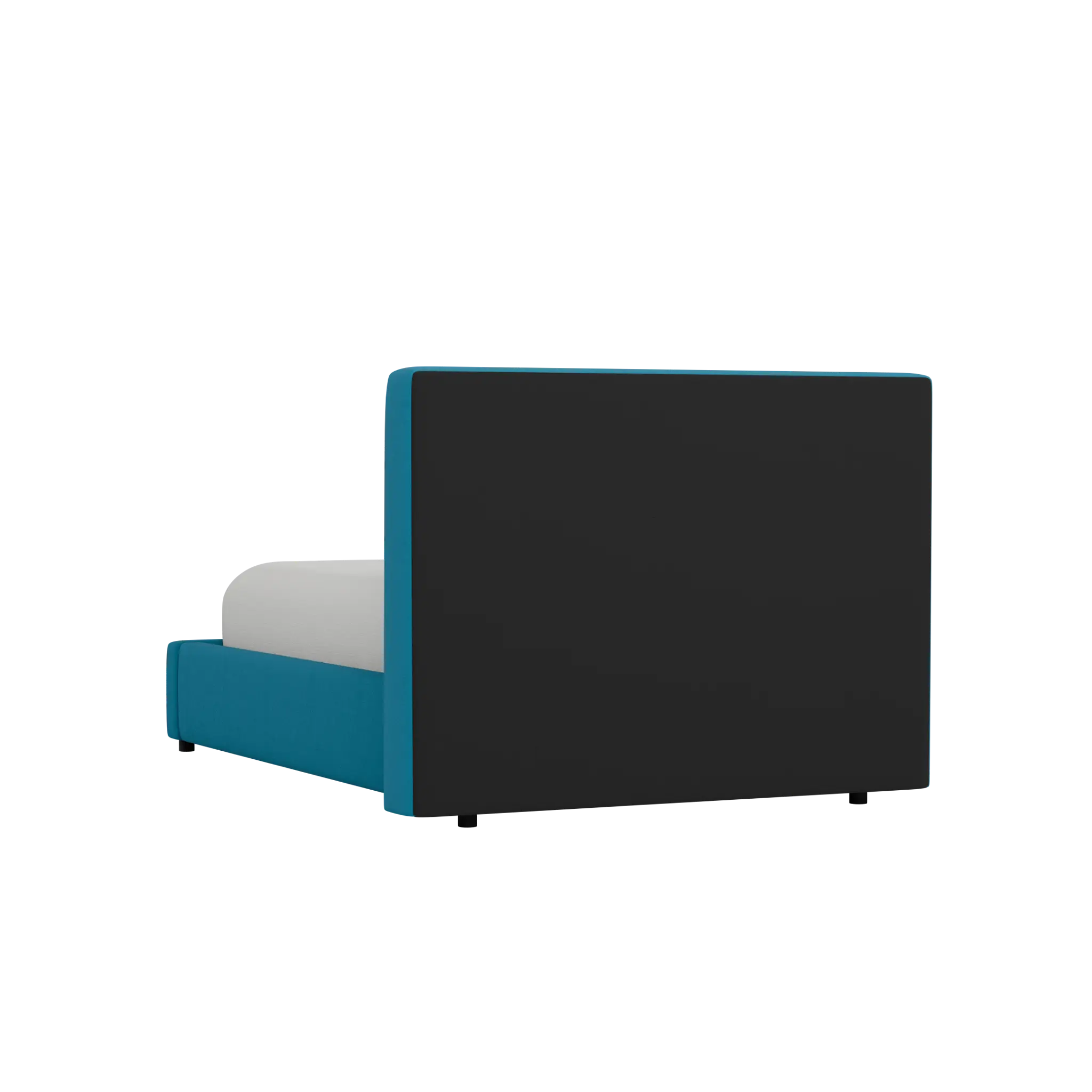 Grayton Joya Teal 44" Upholstered Platform Bed Grayton Joya Teal 44" Upholstered Platform Bed