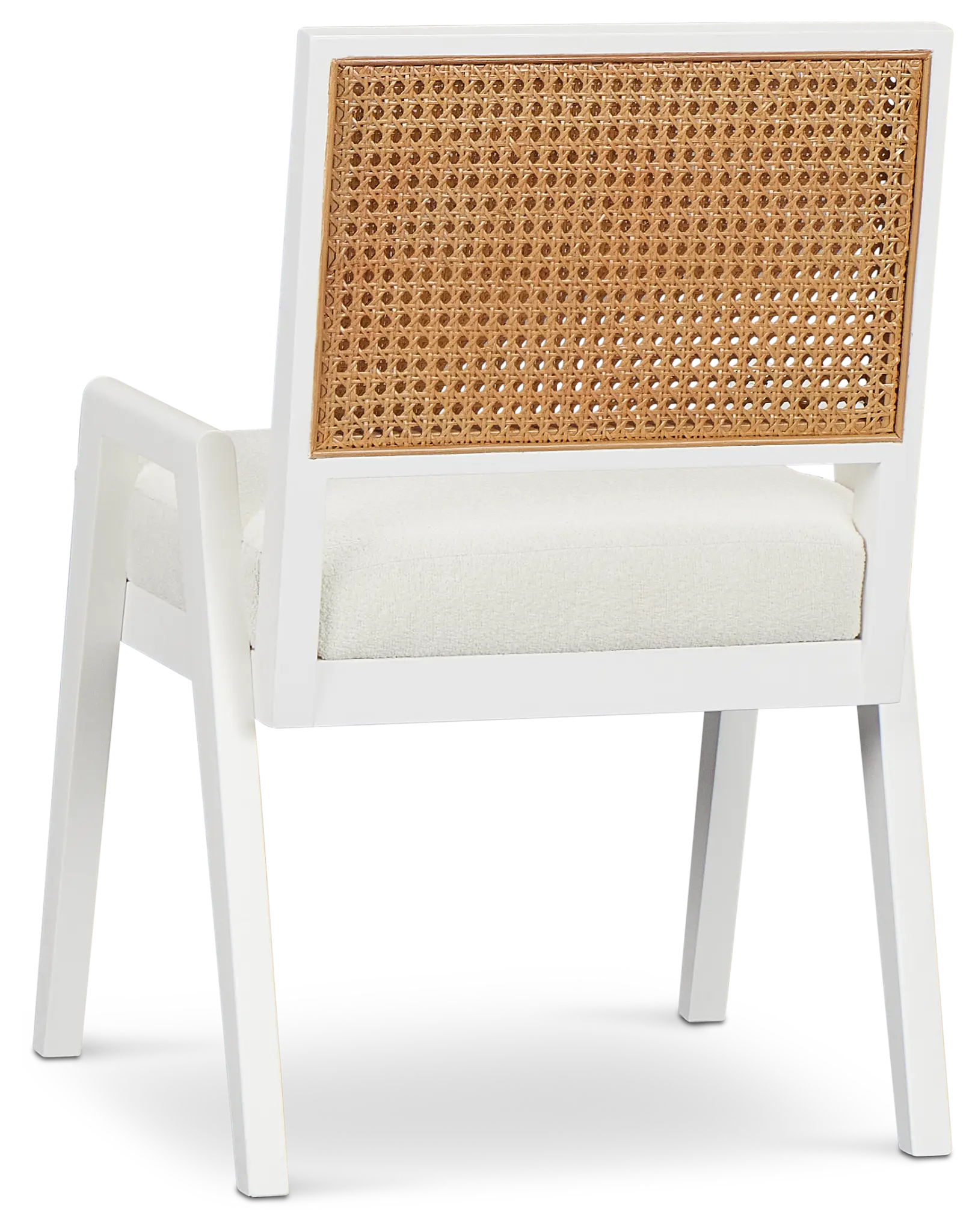Malibu White Woven Upholstered Arm Chair Malibu White Woven Upholstered Arm Chair