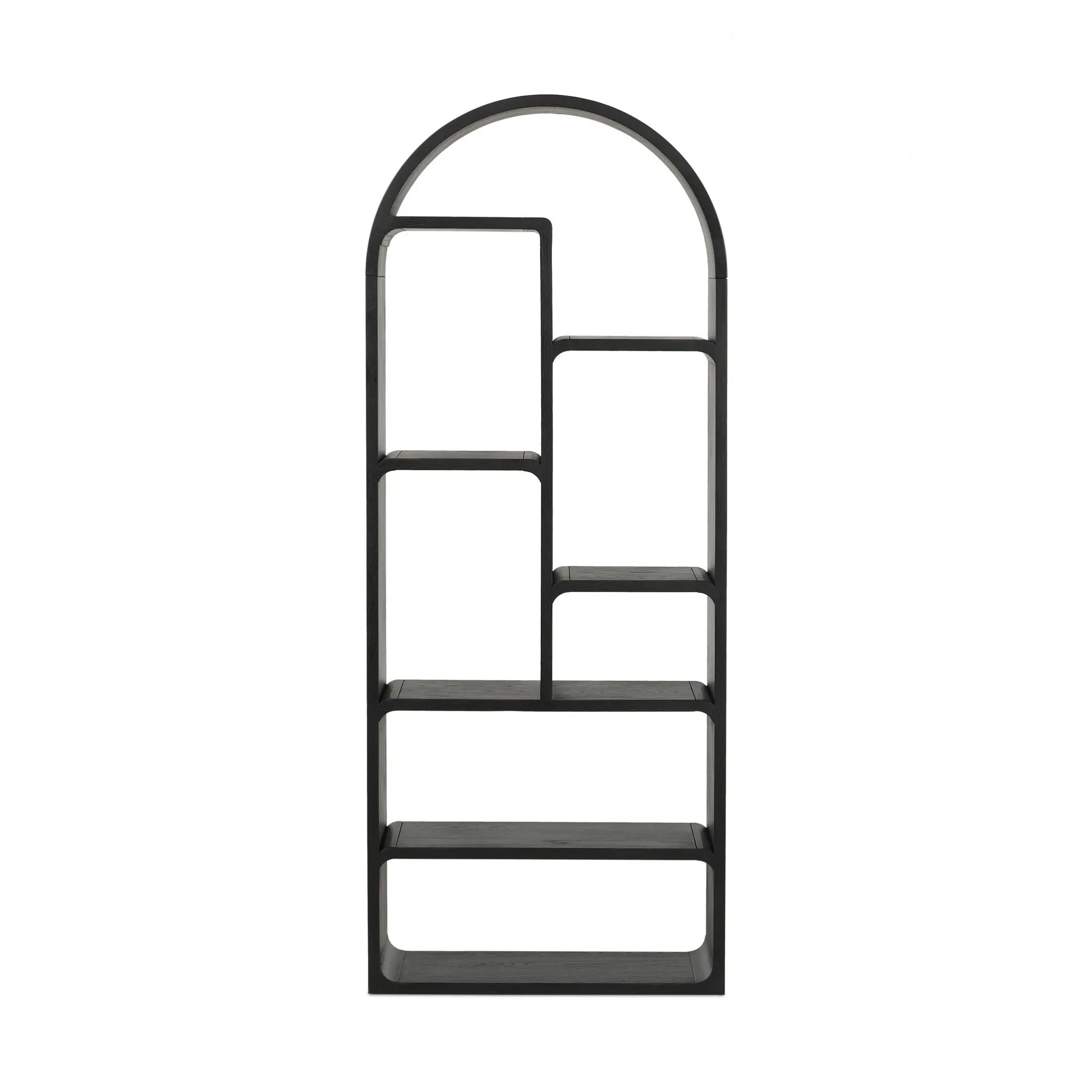 Xandra Black Bookcase
