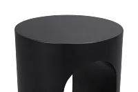 Kylani Black Round End Table