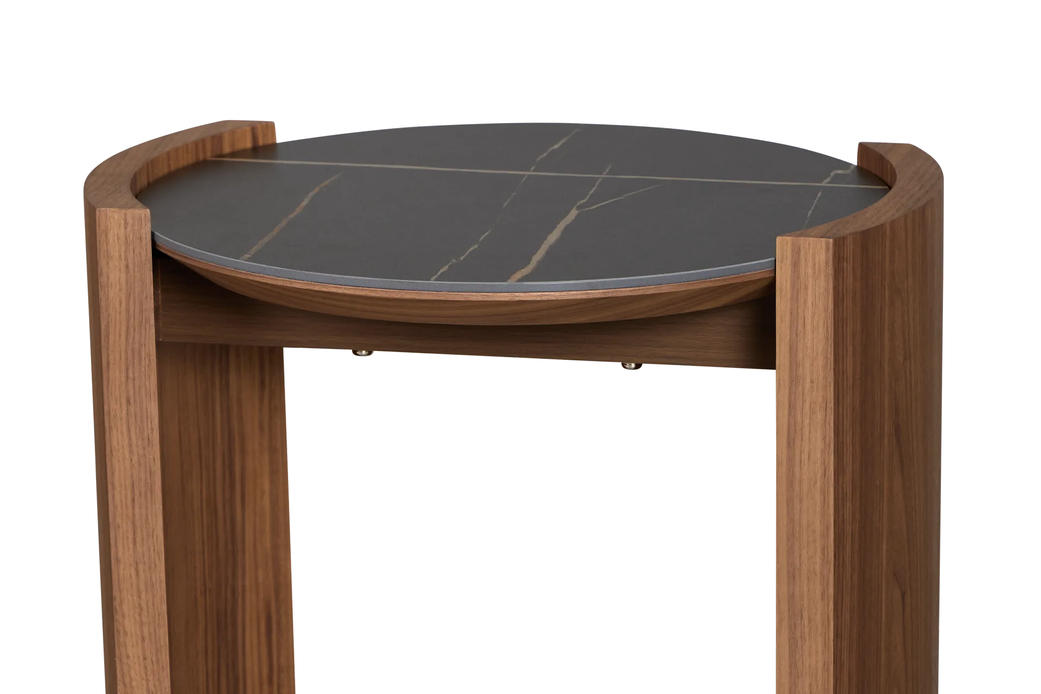 Nomad Mid Tone Ceramic Round End Table