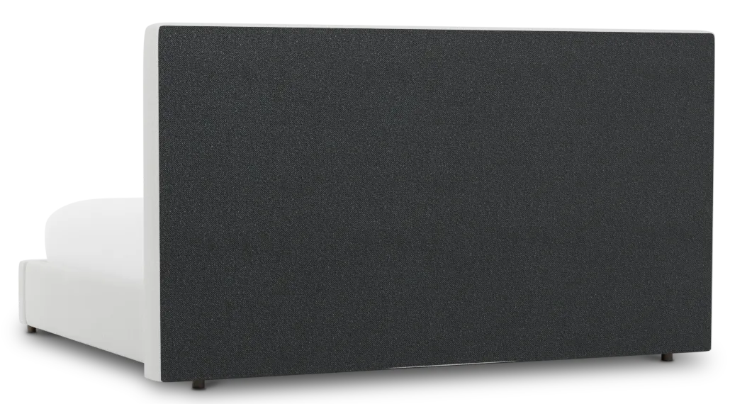 Grayton Delray Pewter 54" Upholstered Platform Bed